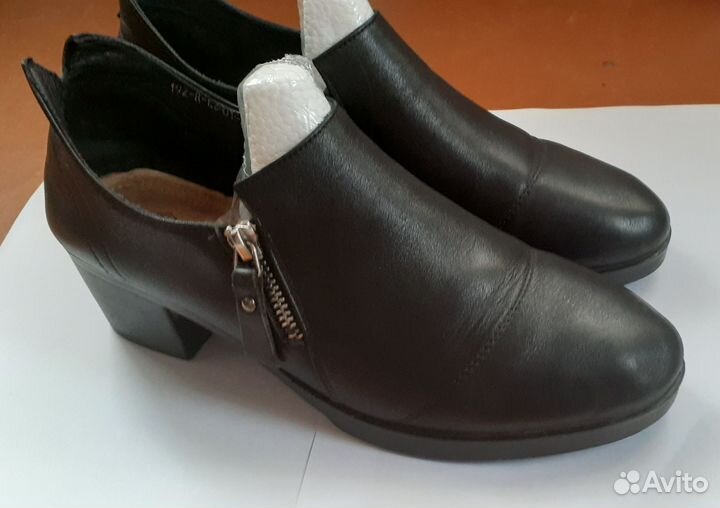 Ботильоны из натуральной кожи