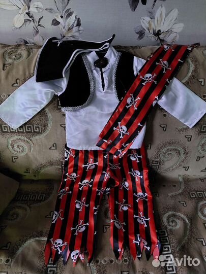 Пиратский костюм для мальчика 122