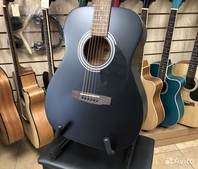 Акустическая гитара Cort AF510-BKS