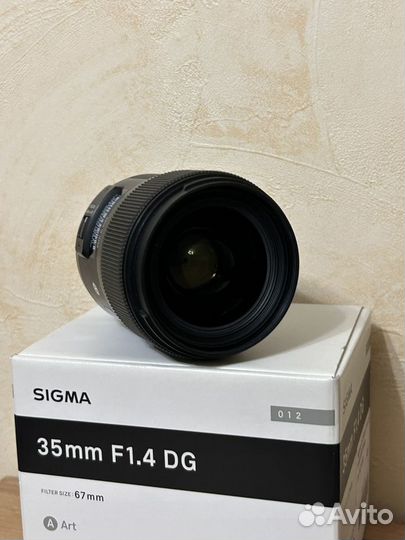 Объектив Sigma AF 35mm F/1.4 DG HSM ART Nikon