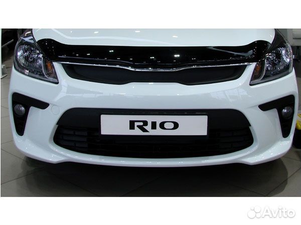 Дефлектор капота Kia Rio X-Line хетчбэк 5-дв