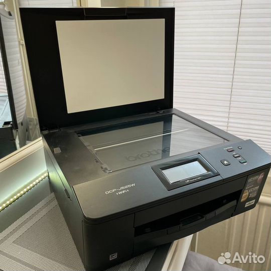 Принтер, Мфу струйный brother dcp j525w,цветной,А4