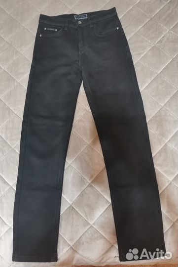 Джинсы на подростка, утепленные, р. 170