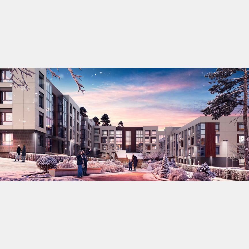 1-к. квартира, 42,9 м², 3/4 эт.