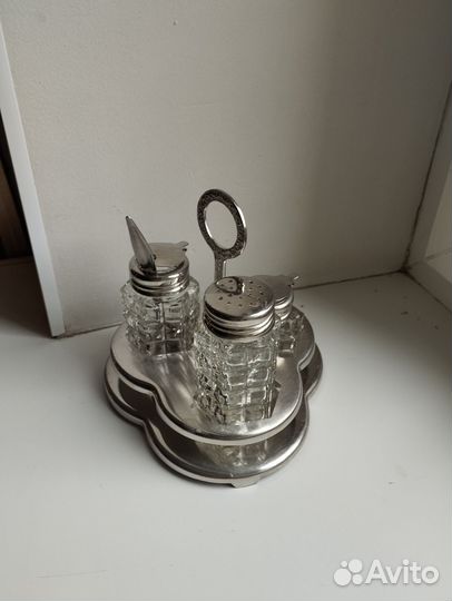 Набор для специй СССР стекло