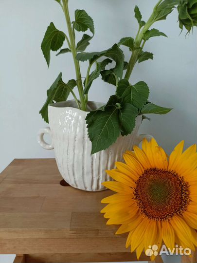 Интерьерная Ваза керамика сканди