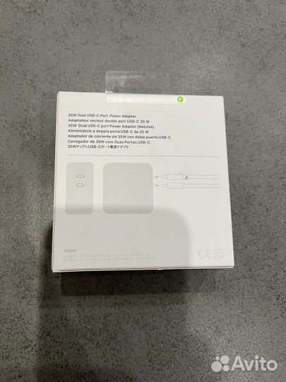 Зарядное для iPhone apple dual USB C 35W