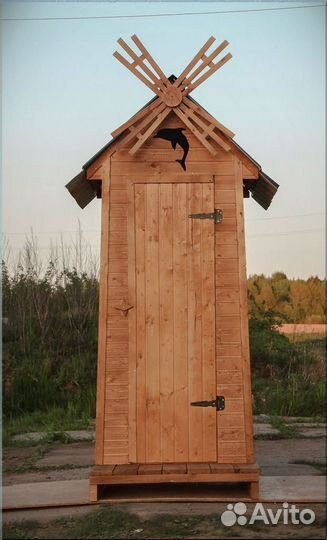 Дачный туалет с установкой Ю789