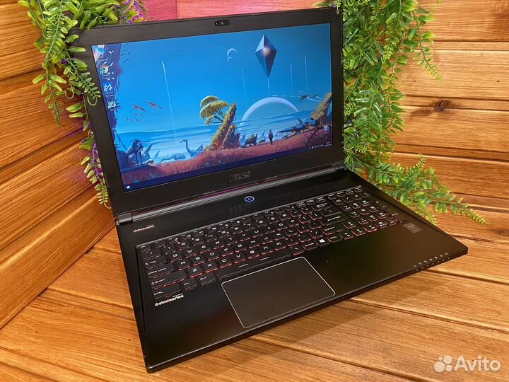Игровой ноутбук MSI i7/SSD/8Gb/гарантия