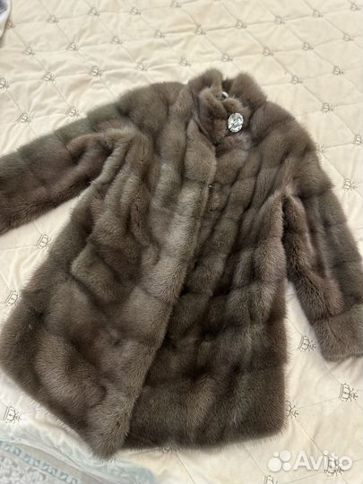 Детская норковая шуба