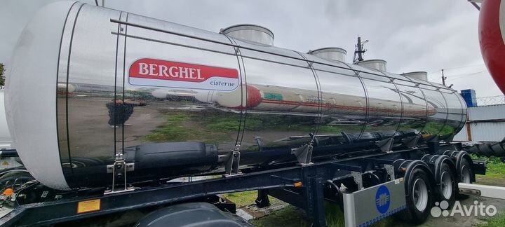 Полуприцеп пищевая цистерна BERGHEL 27300Л 3-осная, 2023