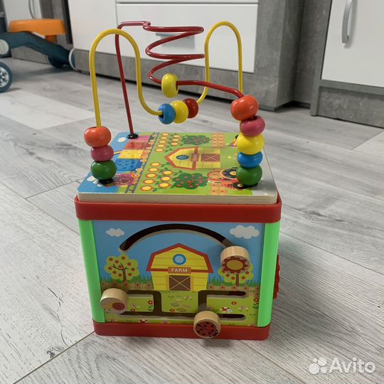 Бизиборд, сортер, бизикубик, куб, игрушка