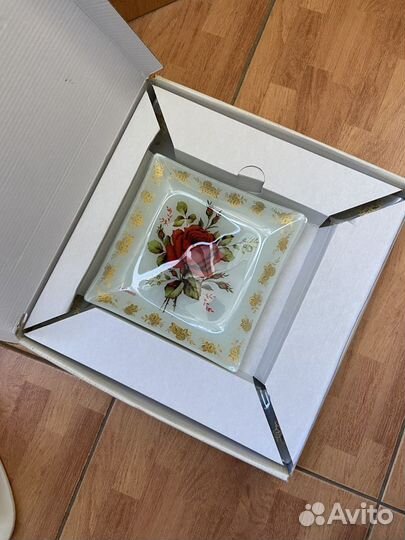 Набор тарелок стекло