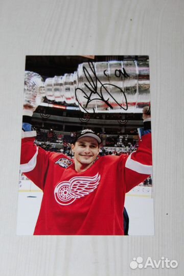 Автограф Сергей Федорова