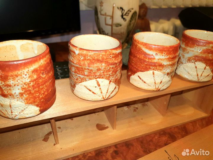 Керамика Тяван Чаша Пиала Япония shino ware