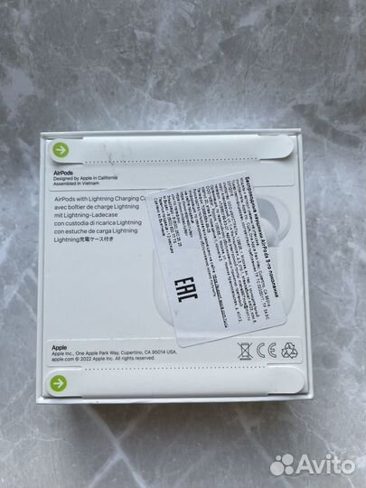 Беспроводные наушники AirPods 3 оригинал(с Мвидео)