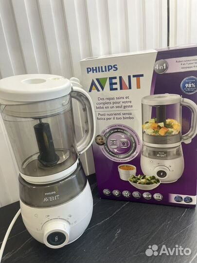 Пароварка блендер philips avent 4 в 1