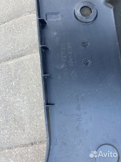 Накладка замка капота nissan almera g15