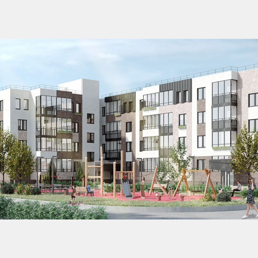 1-к. квартира, 32,3 м², 4/4 эт.