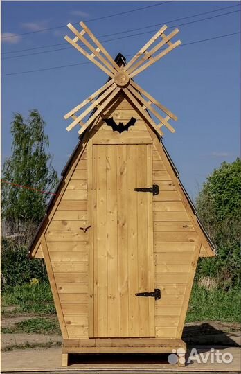 Дачный туалет деревянный BAG337