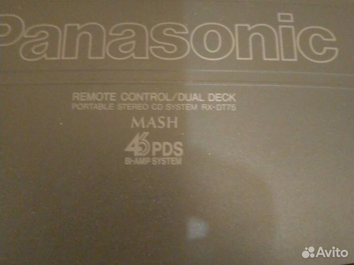 Музыкальный центр panasonic cobra rx-dt75