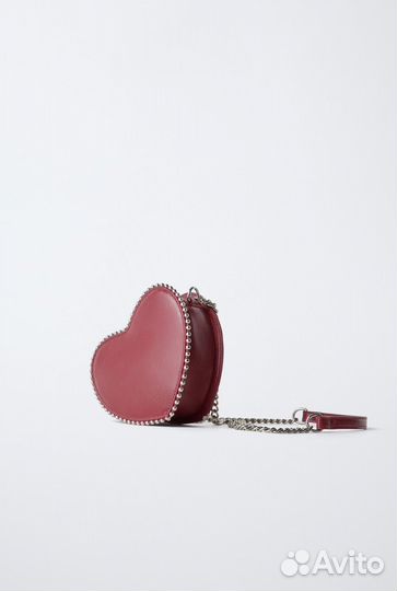 Сумочка zara в форме сердца