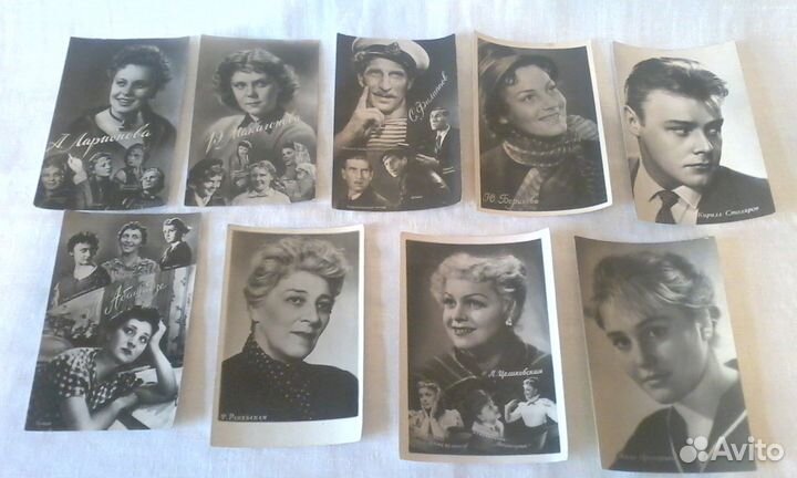 Открытки (карточки почтовые) 1953-58-63 гг