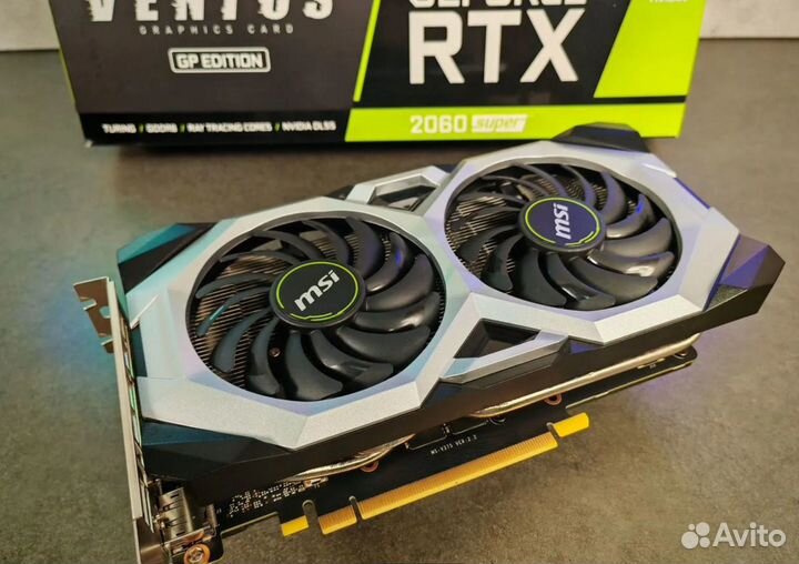 MSI GeForce RTX 2060 super ventus 8гб