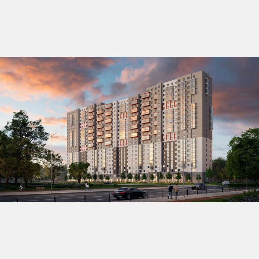 Квартира-студия, 21,7 м², 18/21 эт.