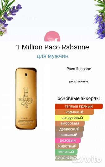 Paco Rabanne 1 Million 110 ml парфюм мужской