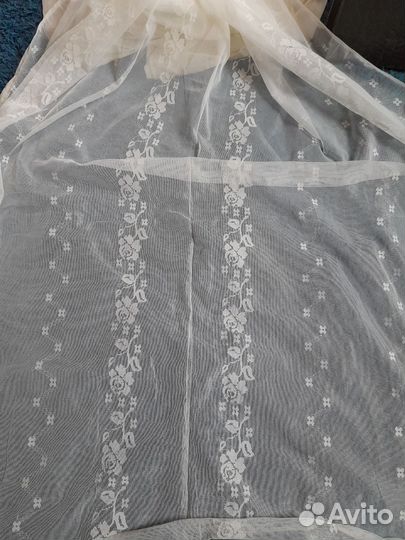 Тюль хлопковая СССР и нейлоноваяГардинное полотно