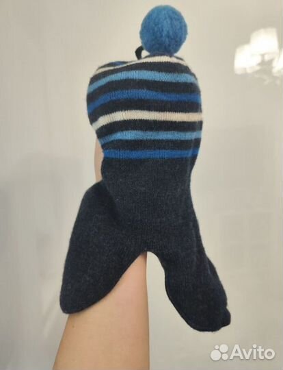 Шапка шлем зимний