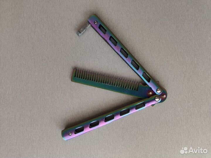 Нож бабочка расческа