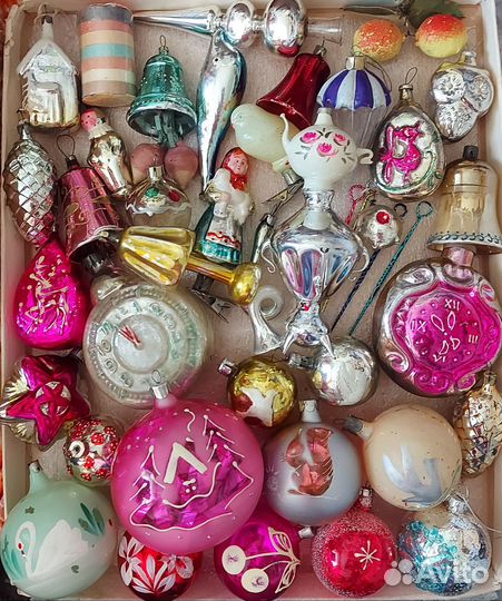 Елочные игрушки СССР