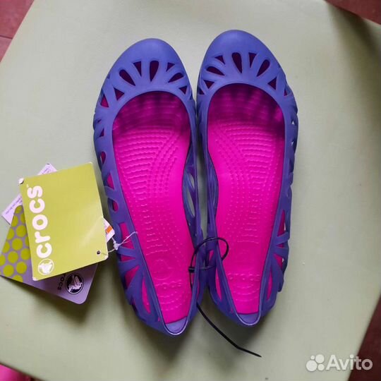 Балетки Crocs 37р (w7) новые