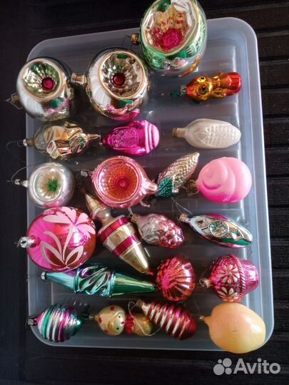 Елочные игрушки СССР