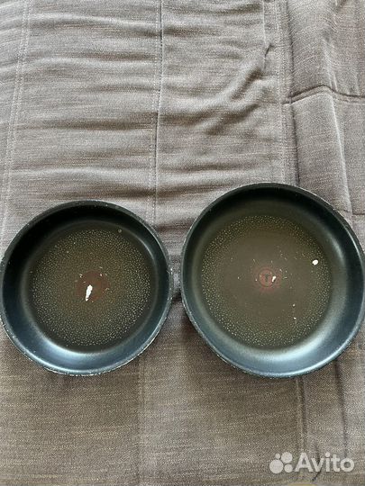 2 сковороды tefal 24 и 25 см без ручки, индукция