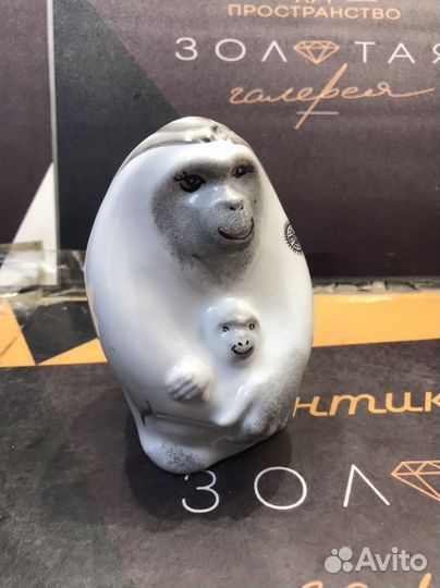 Статуэтка фарфор обезьяна вербилки