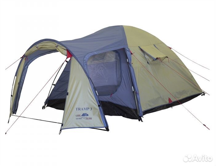 Палатка 3 местная с тамбуром новая, в наличии