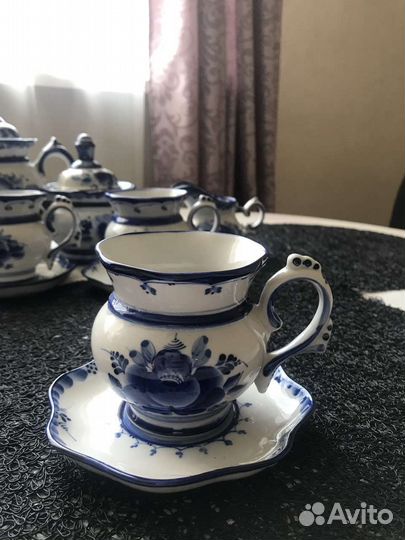 Чайный сервиз гжель