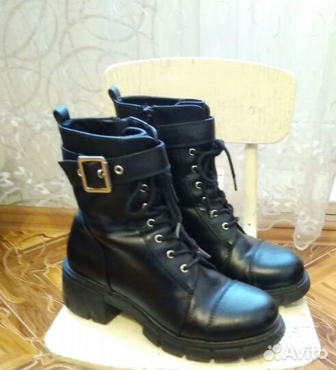 Ботинки демисезонные для девочки размер 35