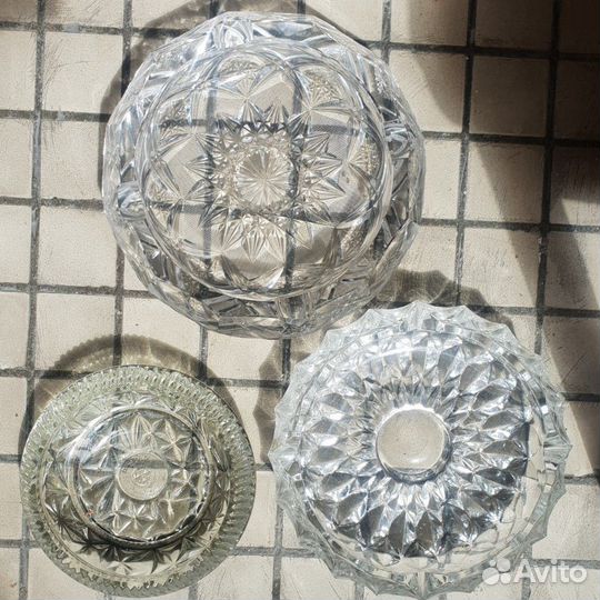 Хрустальные пепельницы СССР