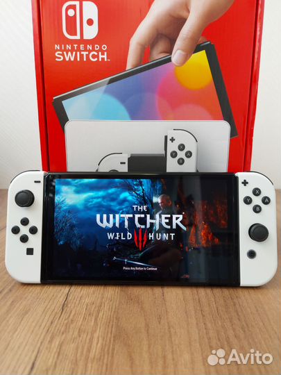Новый прошитый Nintendo Switch Oled Любые игры