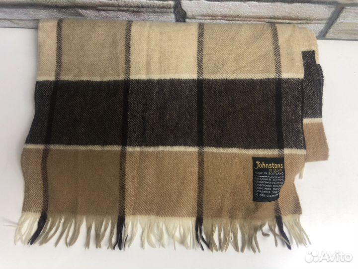 Johnstons Of Elgin Шотландский Клетчатый Шарф