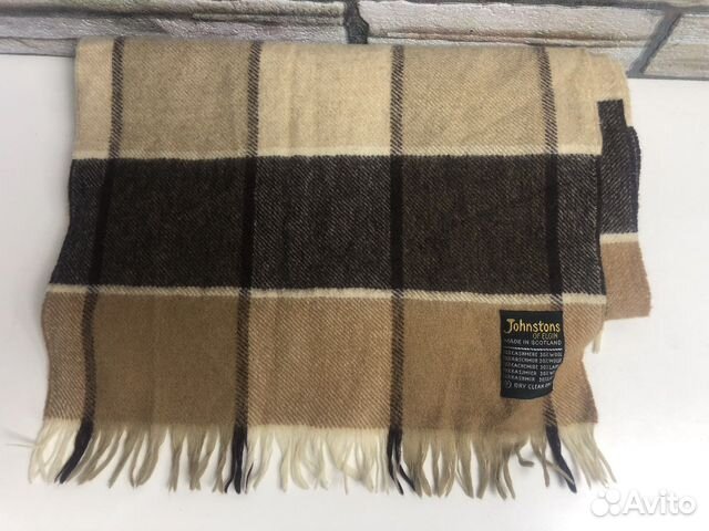 Johnstons Of Elgin Шотландский Клетчатый Шарф