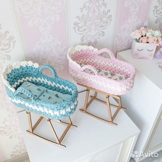 Люлька колыбель переноска для кукол