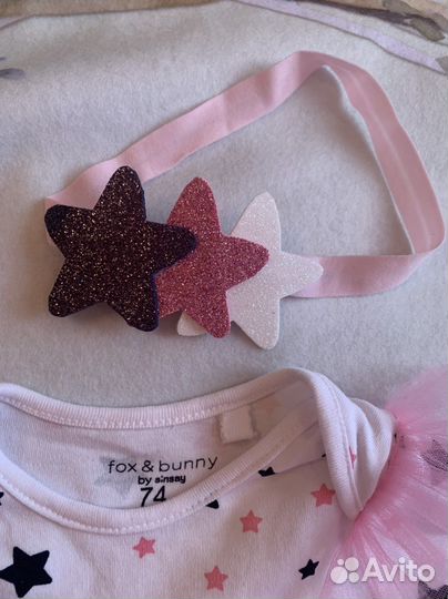 Боди новое для девочки 74