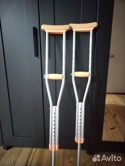 Костыли подмышечные детские 135-155 регулируемые