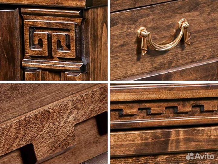 Тумба прикроватная ривьера, Беловежский орех