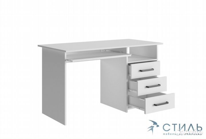 Лик-5 Компьютерный стол ск-6 Белый